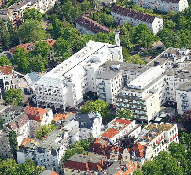 Martin-Luther-Krankenhaus, Luftaufnahme