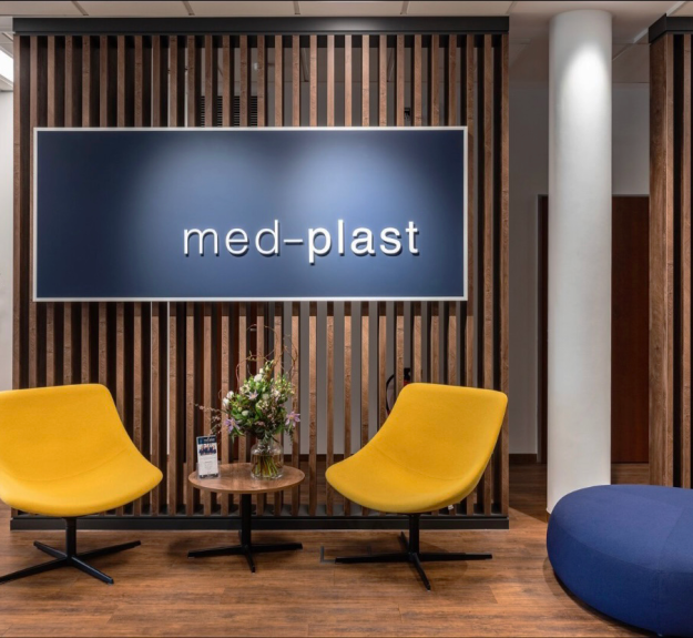Lobby of med-plast clinic Berlin