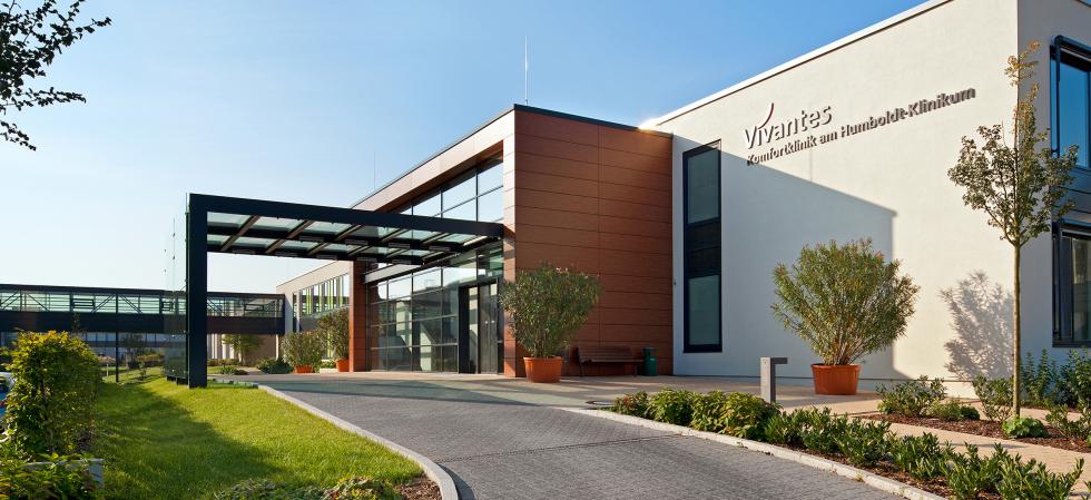Wejście do kliniki Vivantes Humboldt-Klinikum Berlin