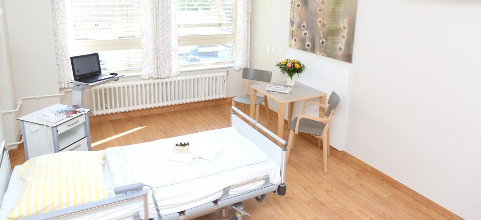 Evangelische Elisabeth Klinik, Pomieszczenie dla pacjentów
