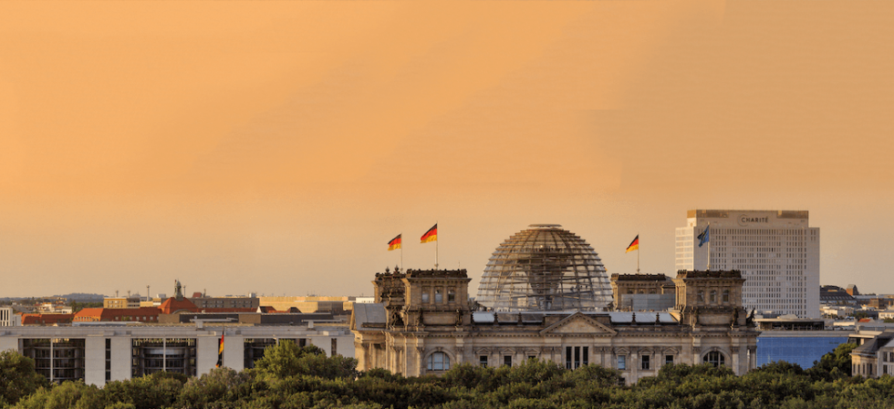 панорама рейхстаг Берлин Шарите