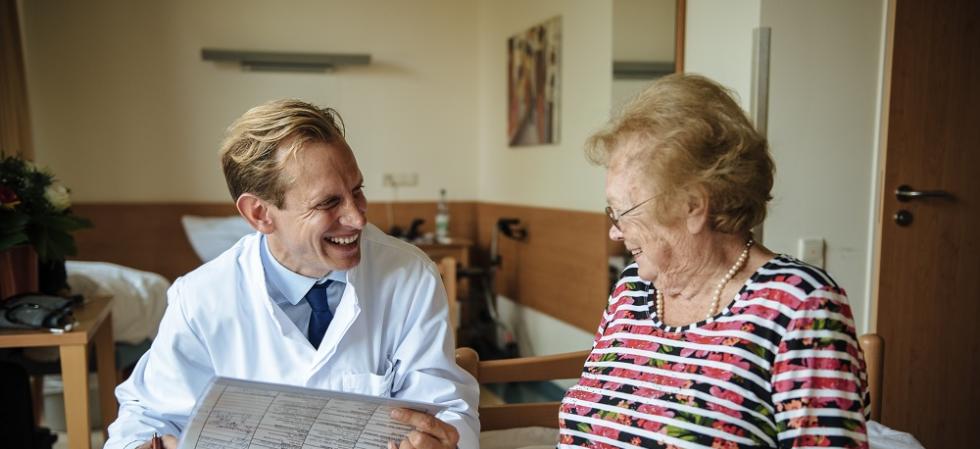 doctor with patient