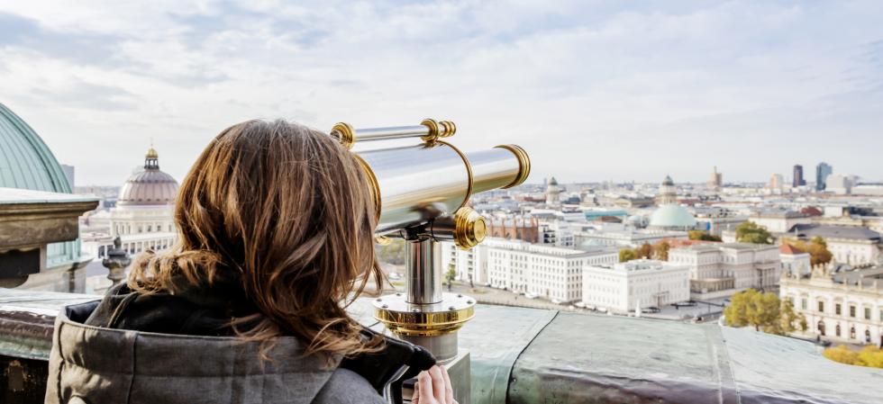 visitBerlin: Aufnahmen der neuen kulturellen Mitte am 20.10.2021 in Berlin. Hier: Blick vom Berliner Dom /// Foto: Mo Wüstenhagen