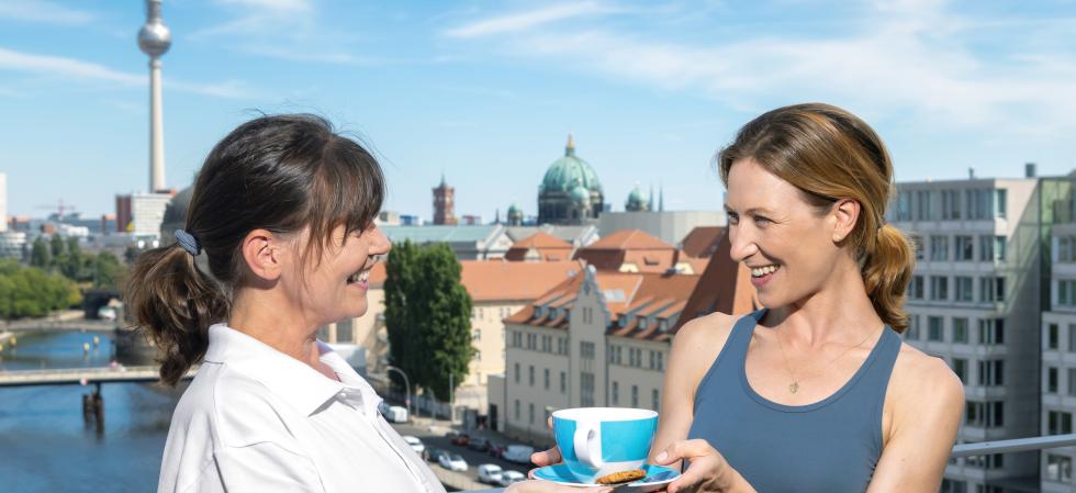 Helios Prevention Centre Berlin roof terrace