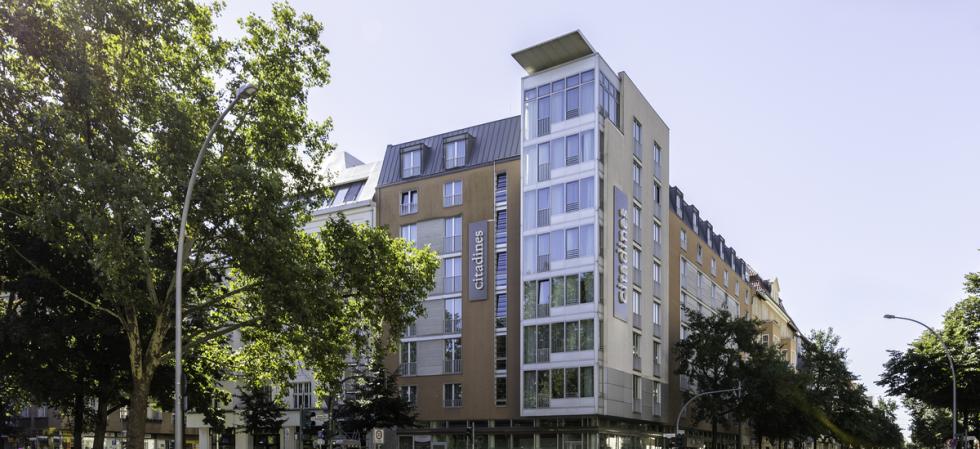 widok z zewnątrz Citadines Berlin