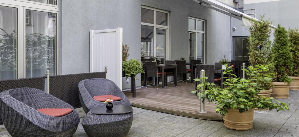 taras w Citadines Berlin