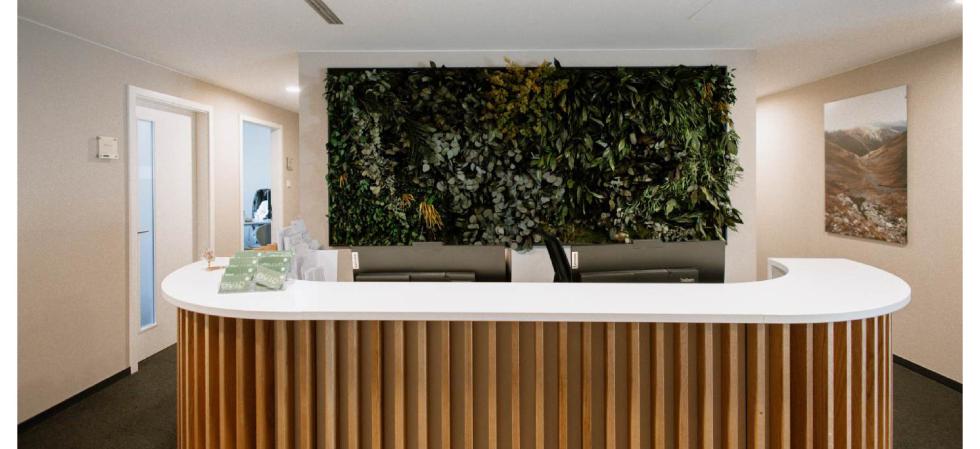 Eingangsbereich der OVID Clinic Berlin