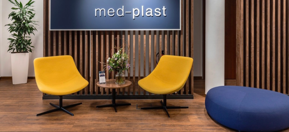 Lobby of med-plast clinic Berlin