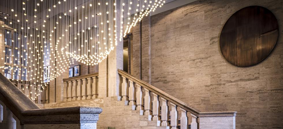 Entrance Hall in Das Stue Hotel in Berlin
