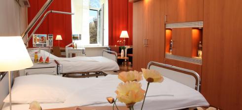 Klinik Schöneberg, Patientenzimmer