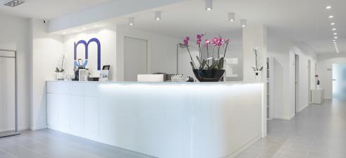 reception counter physiotherapy practice Marsch Berlin