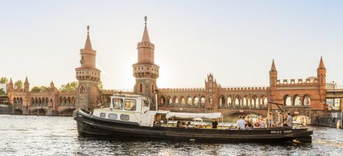 Boat trip on river Spree