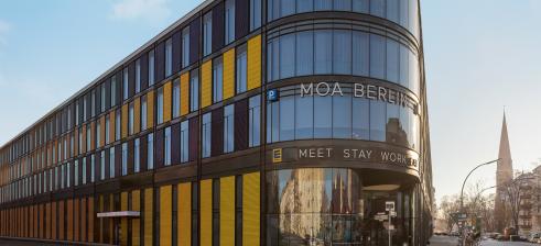Das Hotel MOA Berlin von außen