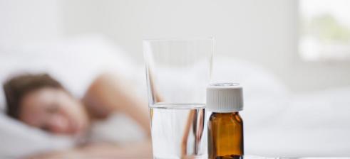 Woman sleeping medicine